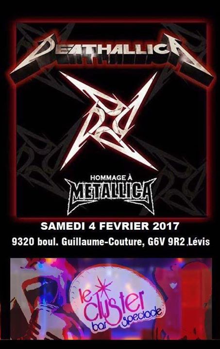 L'ultime Hommage à Metallica au Bar Spectacle Le Cluster