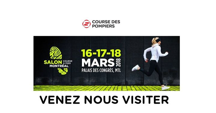 La Course des pompiers au Salon de la course à pied de Montréal