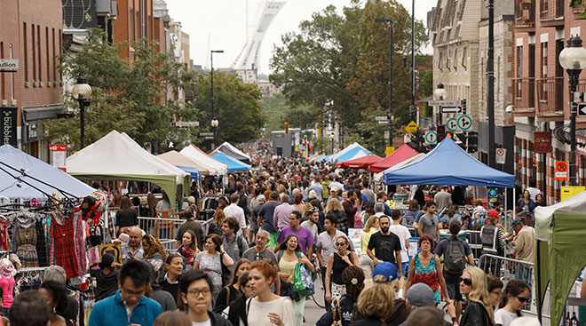 La foire de l'Avenue du Mont-Royal, de retour du 31 mai au 3 juin 2018.