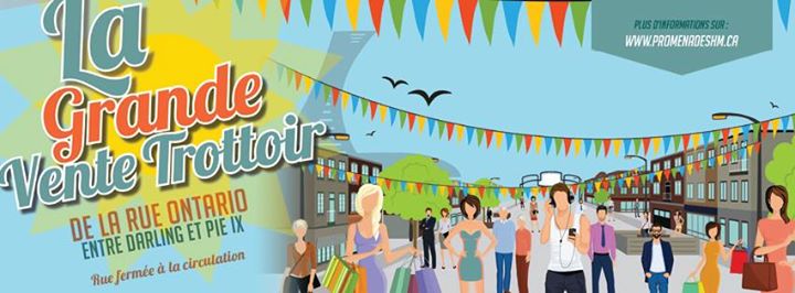 La Grande Vente Trottoir de la rue Ontario