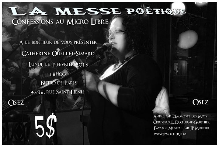 La Messe Poétque de février - Catherine Ouellet Simard