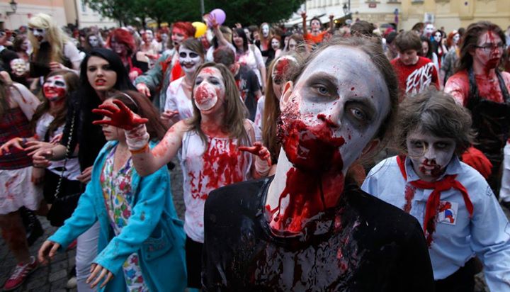 La parade des zombies