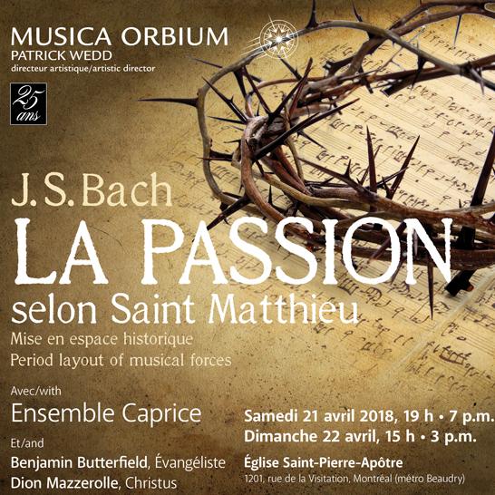 La Passion selon Saint Matthieu - J.S. BACH