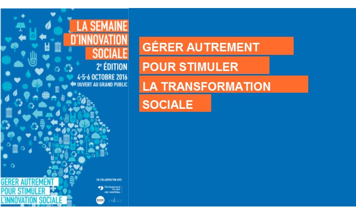 La semaine d'innovation sociale à HEC Montréal, 2e édition