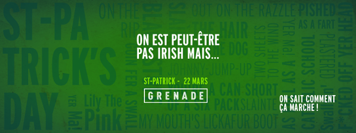 LA ST-PATRICK À LA GRENADE