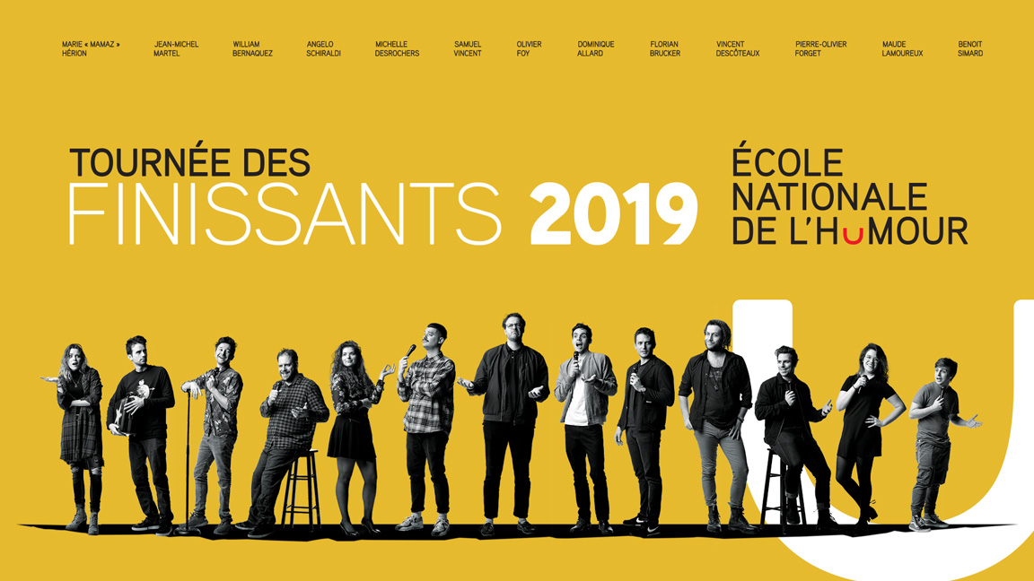 La tournée des finissants 2019 de l'École nationale de l'humour