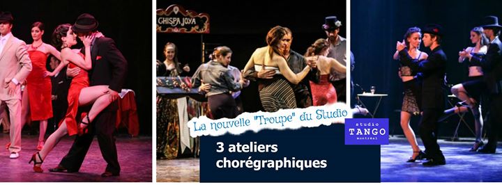 La Troupe du Studio - 3 ateliers chorégraphiques