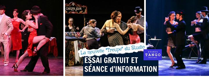 La Troupe du Studio - séance d'information et essai gratuit