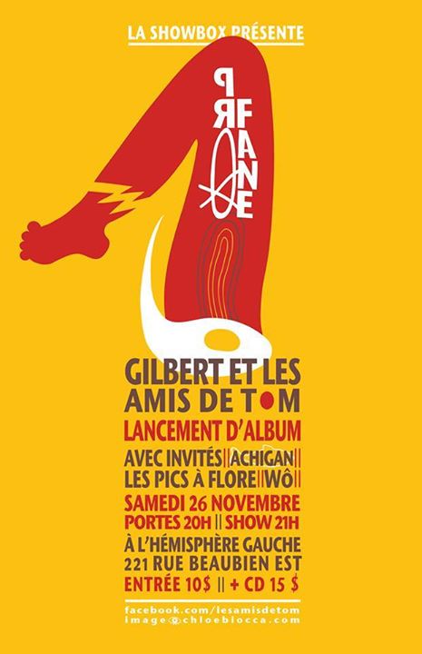 Lancement d'album Gilbert & les Amis de Tom