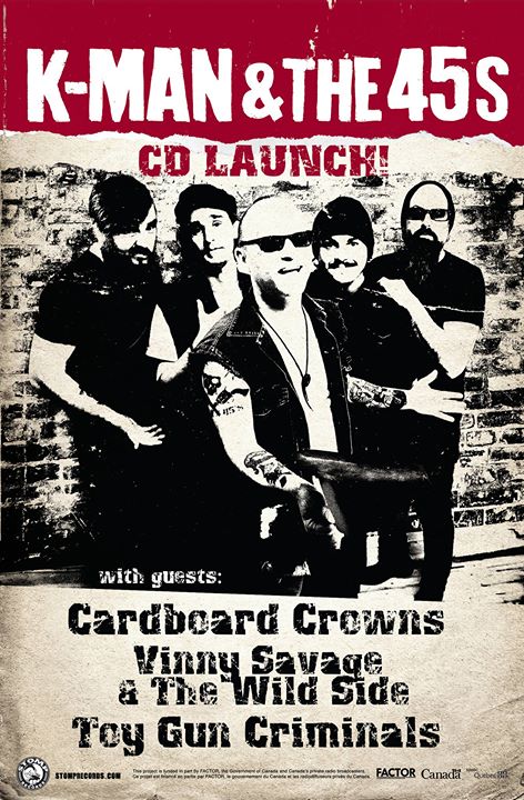 Lancement d'album K-Man & The 45s CD launch party!