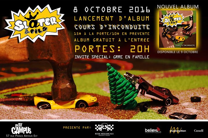 Lancement d'album Slater & Fils!