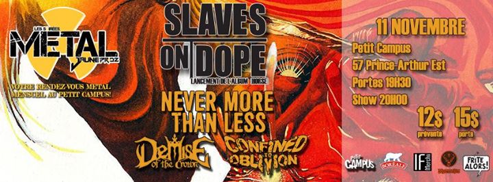 Lancement de l'album [HORSE] de Slaves On Dope et invités