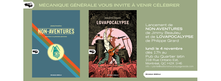 Lancement de NON-AVENTURES et de LOVAPOCALYPSE