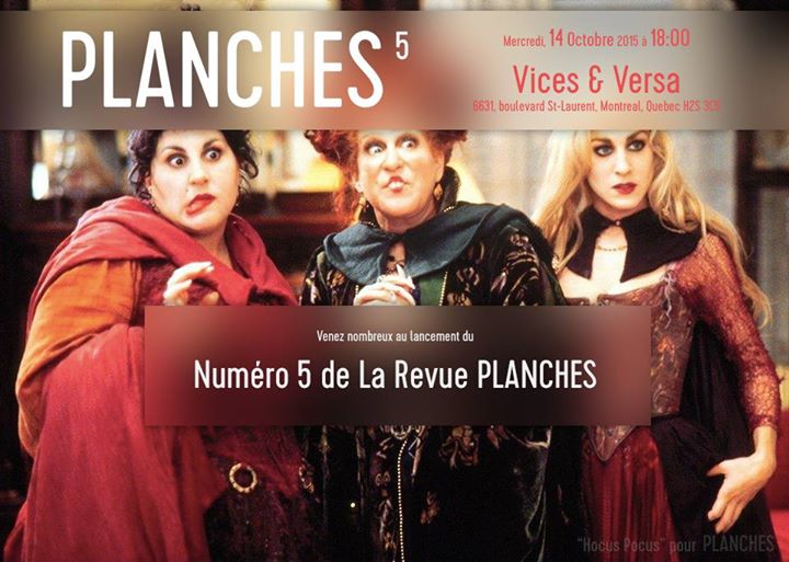 Lancement de PLANCHES 05