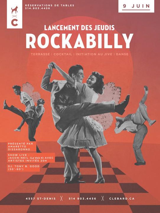 Lancement des Jeudis Rockabilly Jive Au Clébard