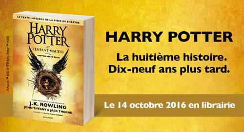 Lancement du nouveau livre Harry Potter!