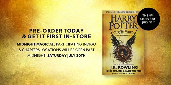 Lancement du nouveau livre Harry Potter!