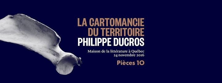 Lancement, «La cartographie du territoire», de Philippe Ducros