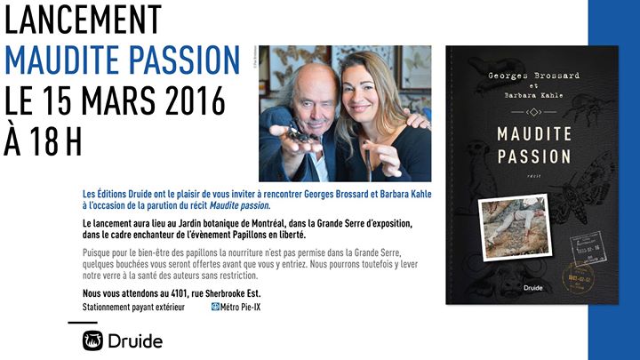 LANCEMENT — «Maudite passion» de Georges Brossard et Barbara Kahle