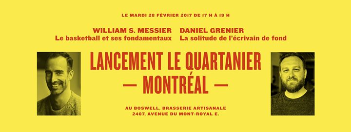 Lancement Montréal 28 février