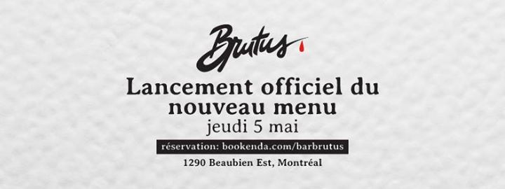 Lancement officiel du nouveau menu