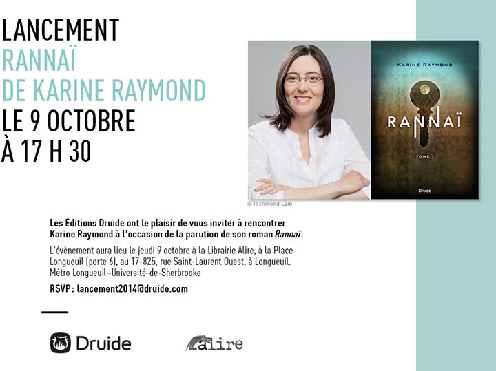LANCEMENT - Rannaï de Karine Raymond