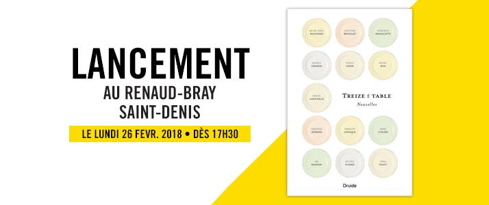 Lancement « Treize à table » // Saint-Denis