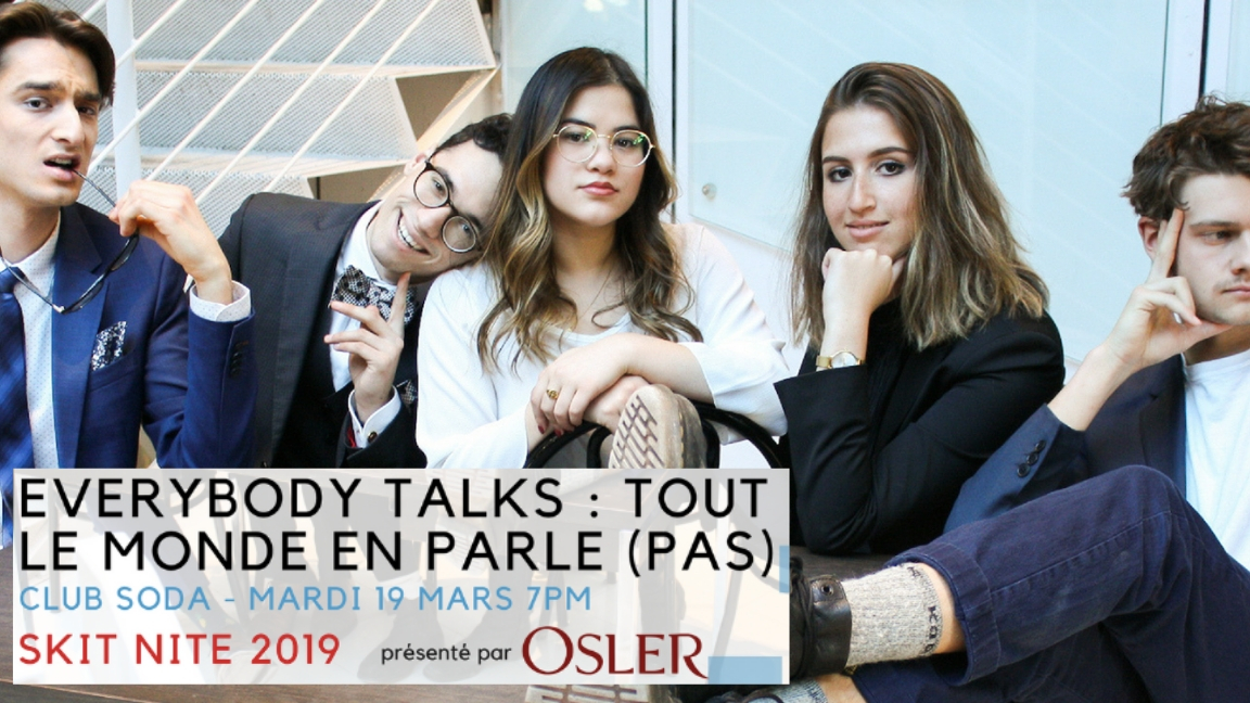 Law Skits Tonight with McGill Law