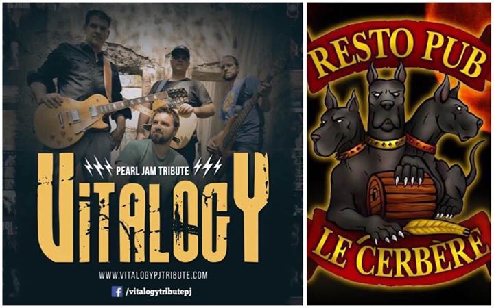 Le Band Hommage Pearl Jam Vitalogy est en Show au Resto Pub Le Cerbère 