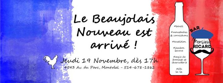 Le Beaujolais Nouveau est arrivé !