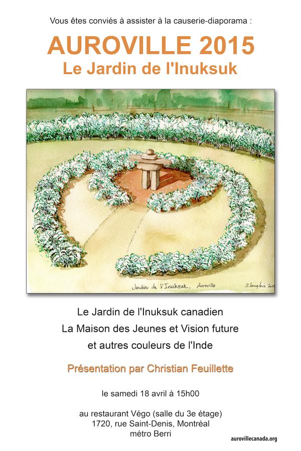 Le Jardin de l'Inuksuk à Auroville (Inde)