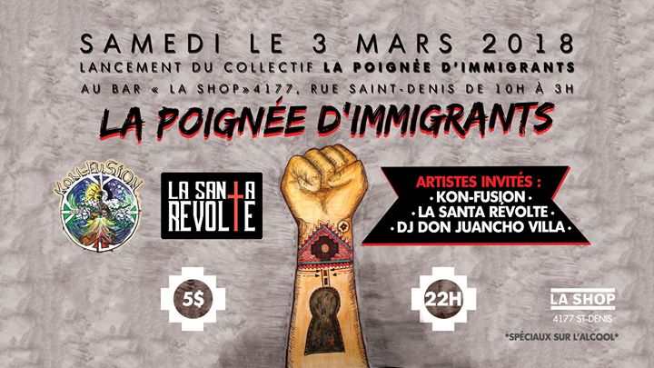Le lancement du collectif "La Poignée d'Immigrants"