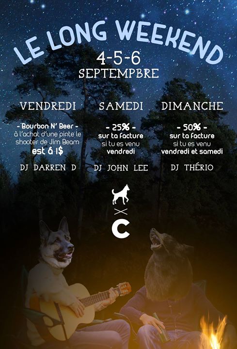 Le long week-end @Clébard