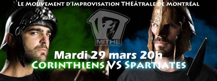 Le MITHE : Corinthiens VS Spartiates (Vert / Bleu)
