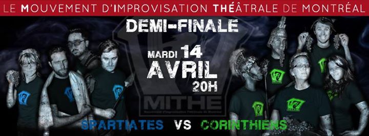 Le MITHE : DEMI-FINALE Spartiates (Bleu) VS Corinthiens (Vert)