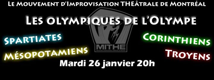 Le MITHE - Les OLYMPIQUES de l'Olympe - 1ère partie