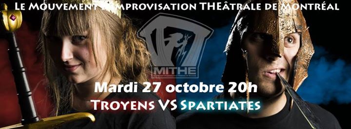 Le MITHE: Troyens (Rouge) VS Spartiates (Bleu)