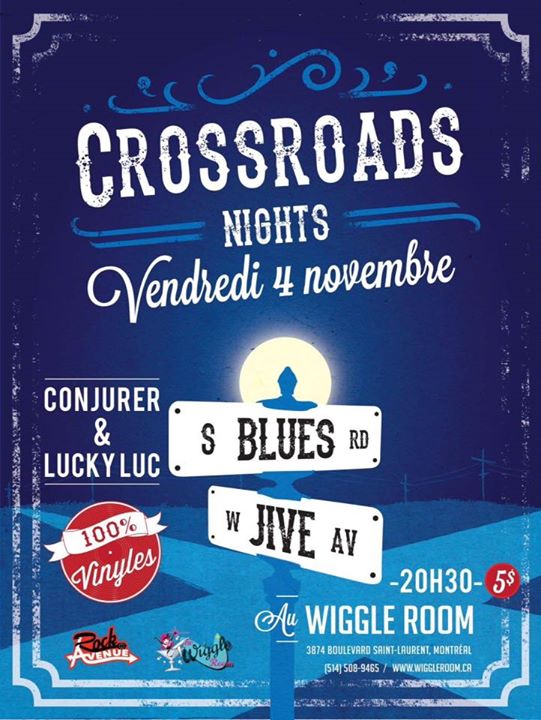 Le retour des Crossroads Jive/Blues! 100% Vinyles!