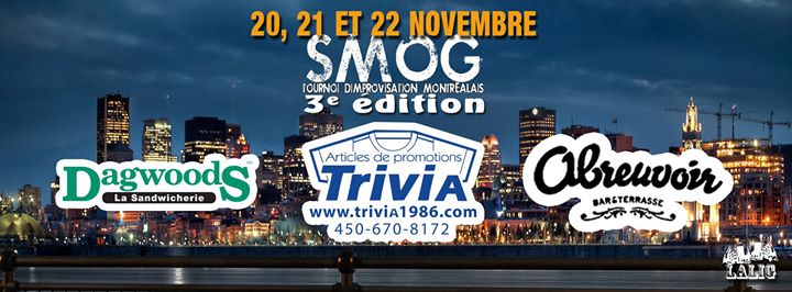 Le SMOG 2015 - Tournoi d'improvisation - 3e édition