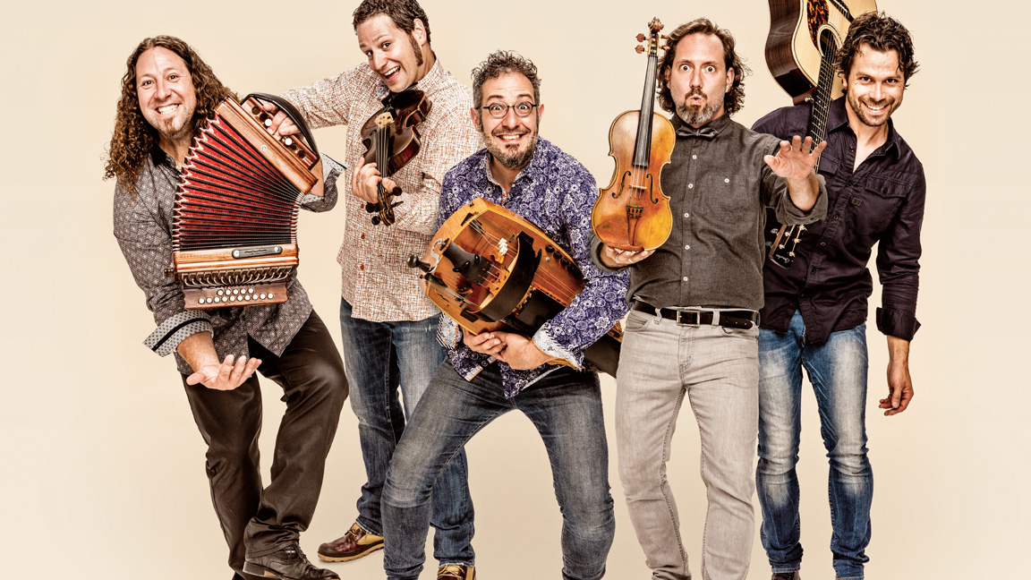 Le Vent du Nord / Têtu: Nicolas Boulerice, Simon Beaudry, Olivier Demers, André Brunet, Réjean Brunet.