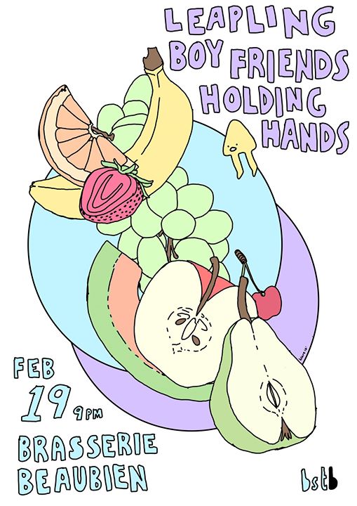 LEAPLING et BOY FRIENDS et HOLDING HANDS à la Brasserie Beaubien