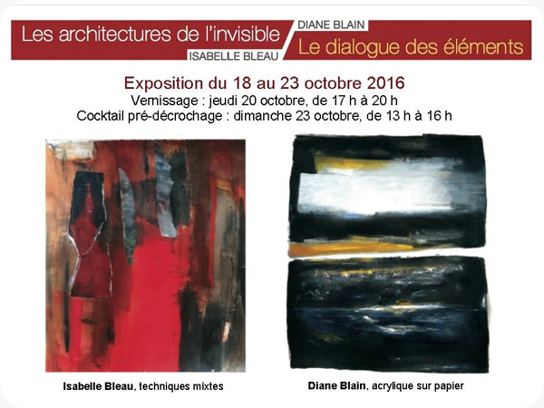 Les architectures de l'invisible et Le dialogue des éléments