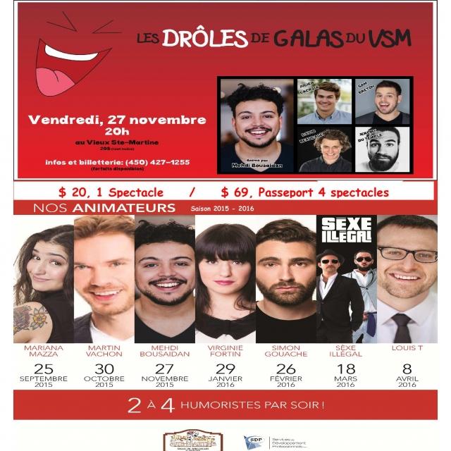 Les Drôles de gala du Vieux Sainte-Martine