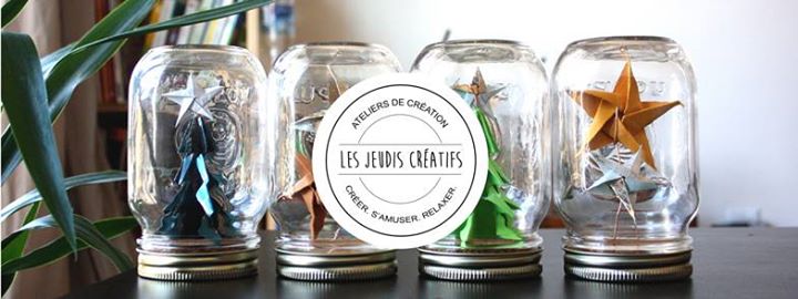 Les Jeudis Créatifs : ateliers Bocaux Décoratifs (Origami)
