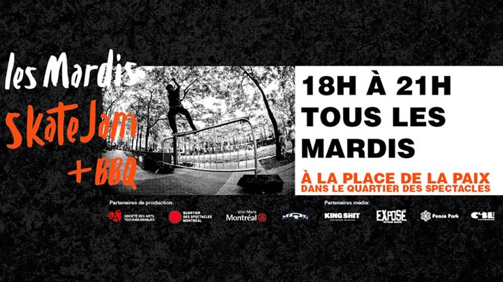 Les Mardis Skate Jam + BBQ