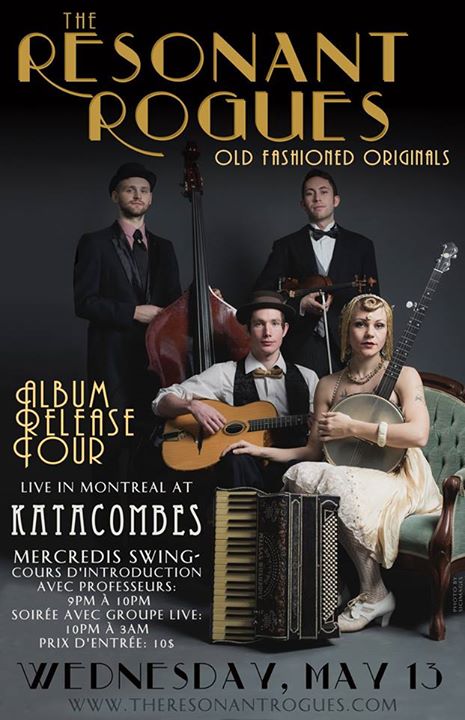 Les Mercredis Swing aux Katacombes avec the Resonant Rogues!
