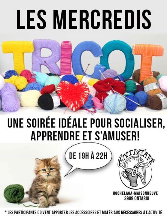 Les Mercredis Tricot!