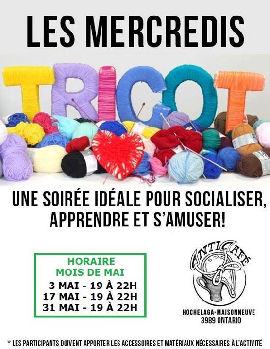 Les Mercredis Tricot!
