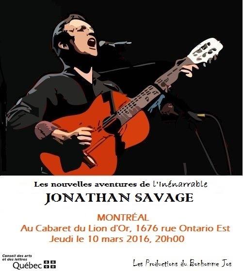 Les nouvelles aventures de l'Inénarrable Jonathan Savage