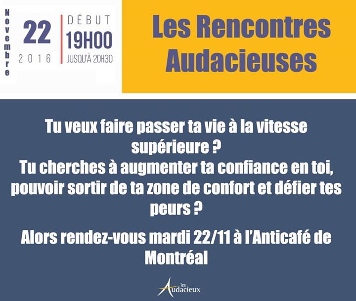 Les rencontres audacieuses